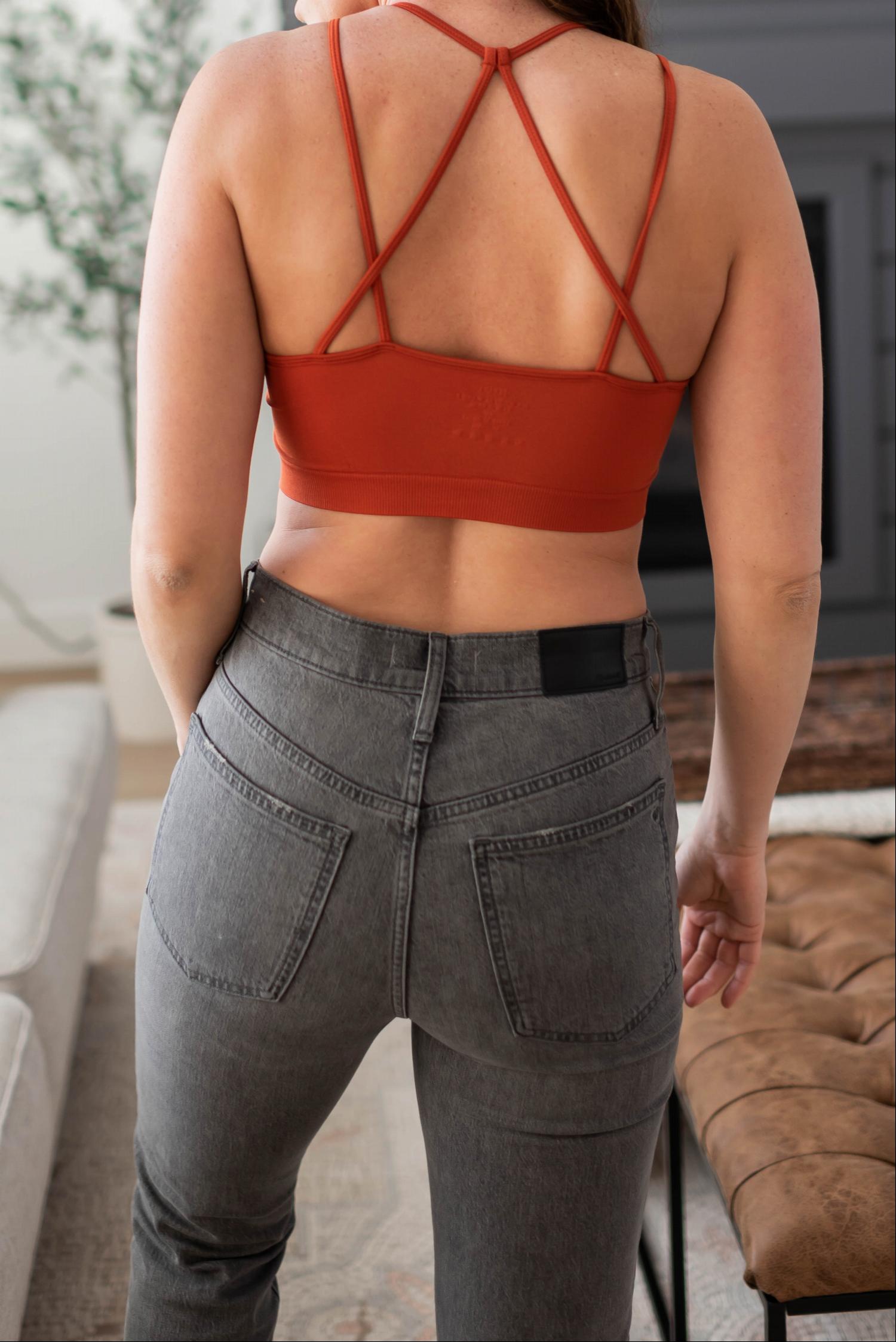 High Neck Lace Cutout Bralette with Bra Pads featuring floral embroidery and a sheer design, perfect for layering or wearing alone.