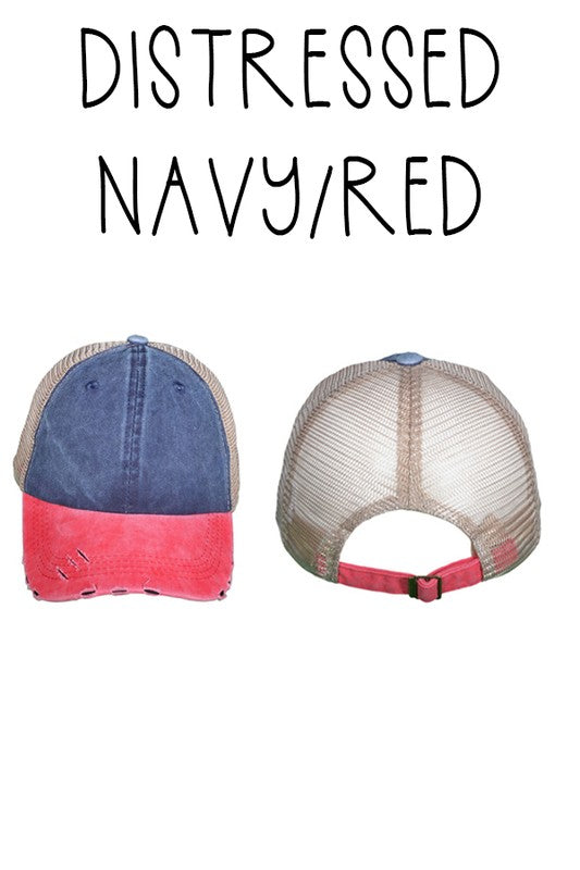 Hot Mess University Graphic Patch Hat featuring a unique patch design and adjustable strap for a comfortable fit.