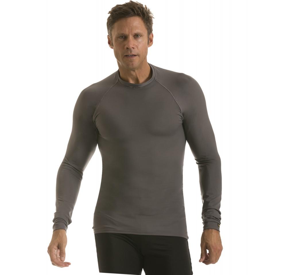 Insta Slim Activewear Compression Raglan Long Sleeve MA2010, showcasing its sleek design and comfortable fit, perfect for workouts and casual wear.