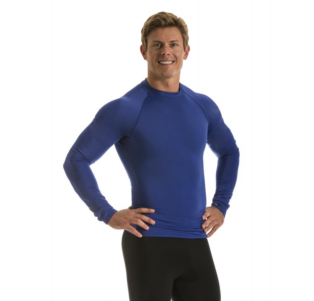 Insta Slim Activewear Compression Raglan Long Sleeve MA2010, showcasing its sleek design and comfortable fit, perfect for workouts and casual wear.