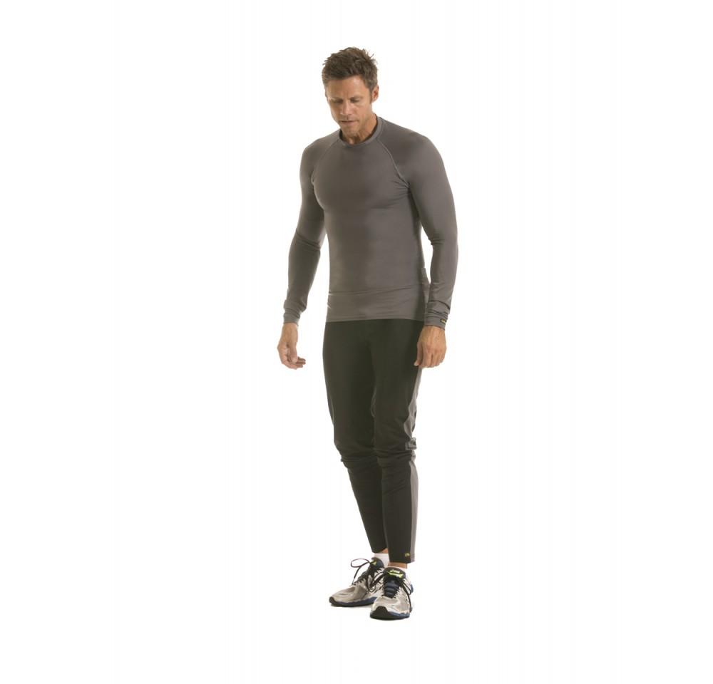 Insta Slim Activewear Compression Raglan Long Sleeve MA2010, showcasing its sleek design and comfortable fit, perfect for workouts and casual wear.