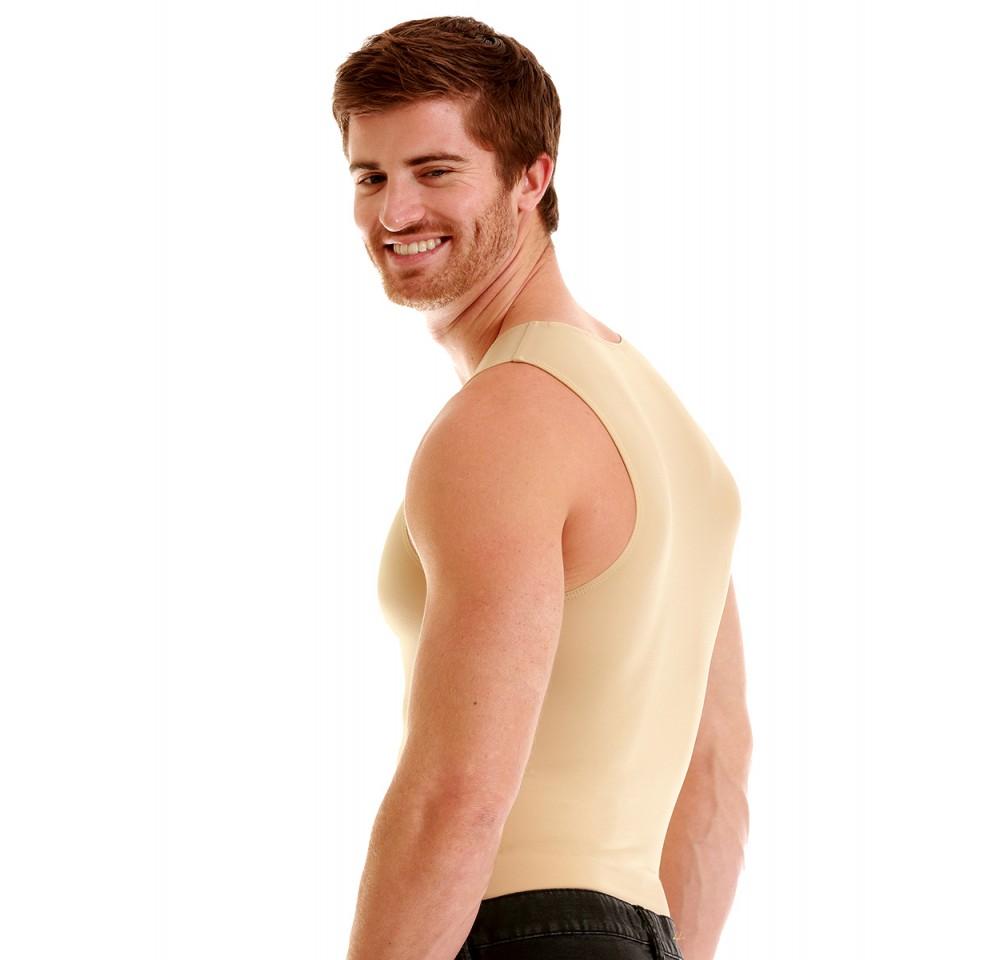 Insta Slim Big & Tall Compression Muscle Tank MS0001BT, a sleek sleeveless T-shirt designed for instant slimming and support.