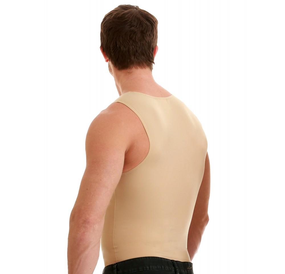 Insta Slim Big & Tall Compression Muscle Tank MS0001BT, a sleek sleeveless T-shirt designed for instant slimming and support.