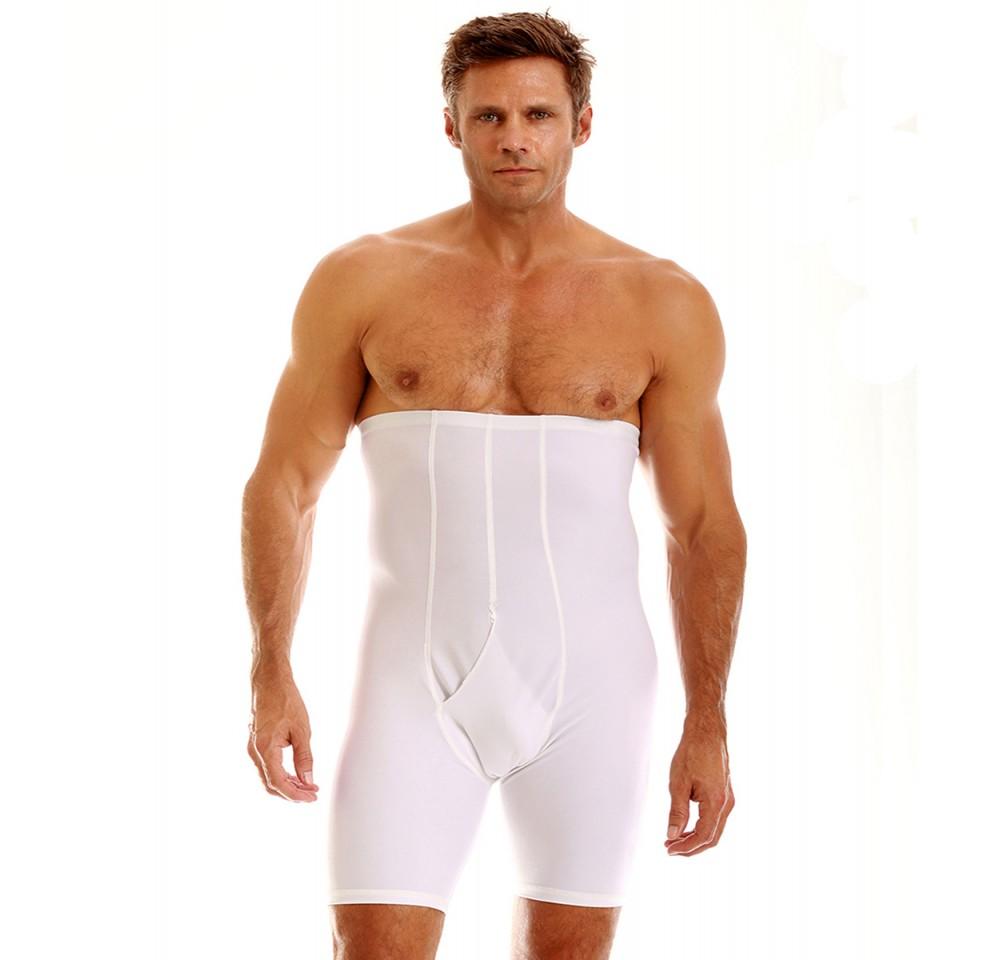 Insta Slim Compression Hi-Waist Undershorts Boxer Brief MS20031, designed for comfort and slimming effect, showcasing high-waist design and soft fabric.