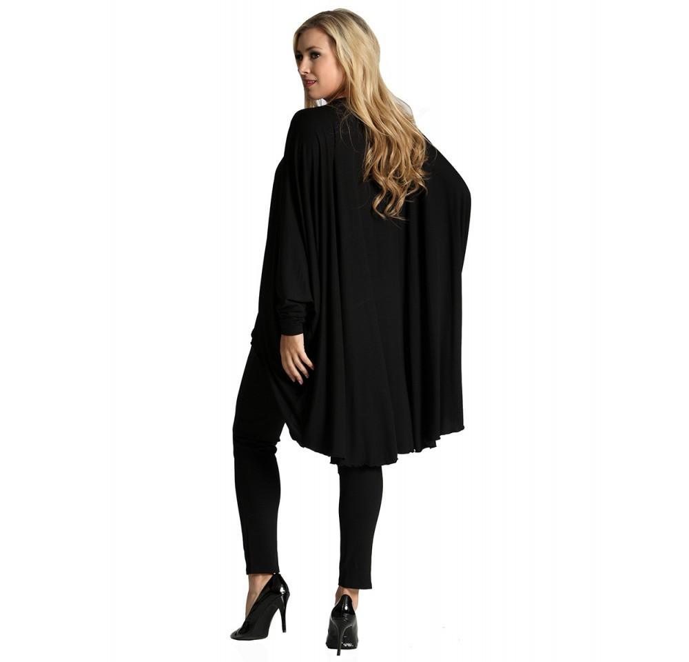 InstantFigure InstaWrap Shahl Cardi Top with Cuffs in versatile styles, showcasing its soft fabric and comfortable cuffs.