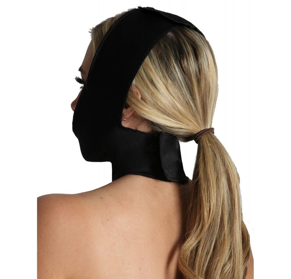 InstantRecoveryMD Unisex Compression Chin Strap Neck Support MD413, designed for post-surgery recovery with full neck coverage and breathable material.