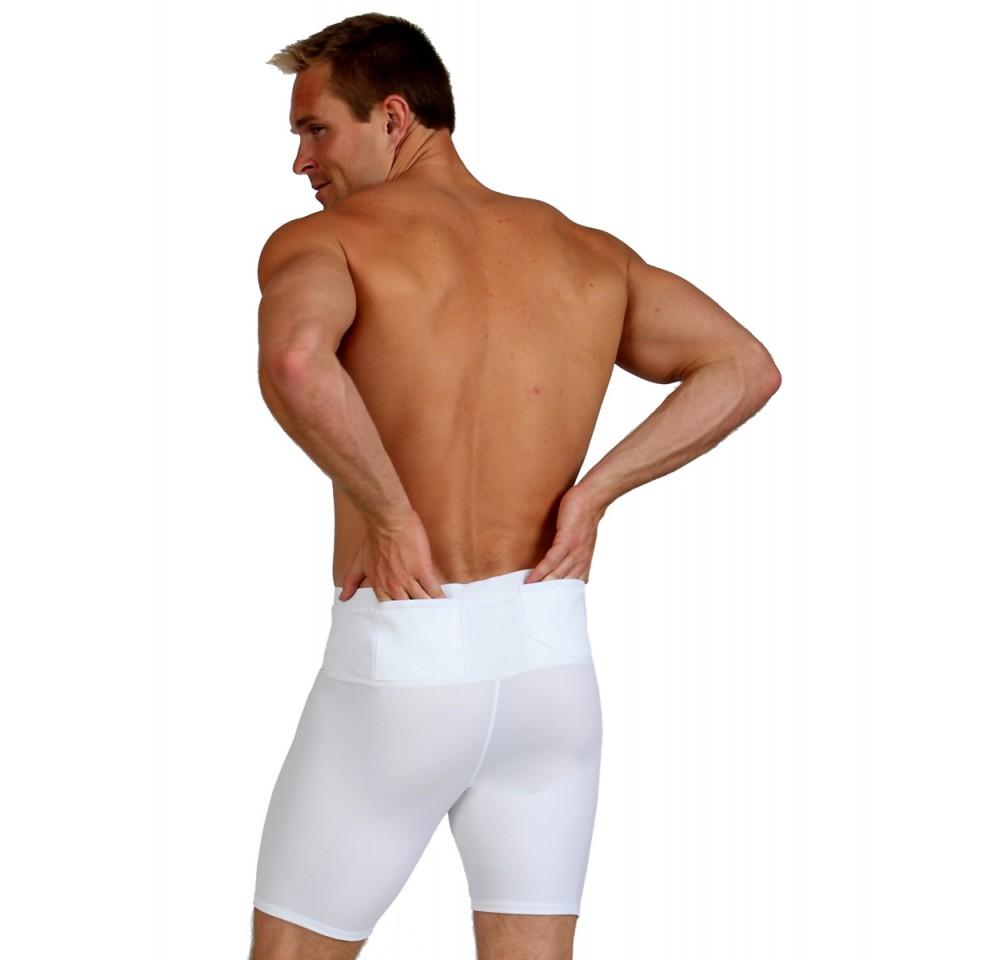 I.S.Pro Tactical Undercover Concealed Carry Holster Undershorts MGS216 showcasing dual holsters for concealed carry and comfortable compression fabric.