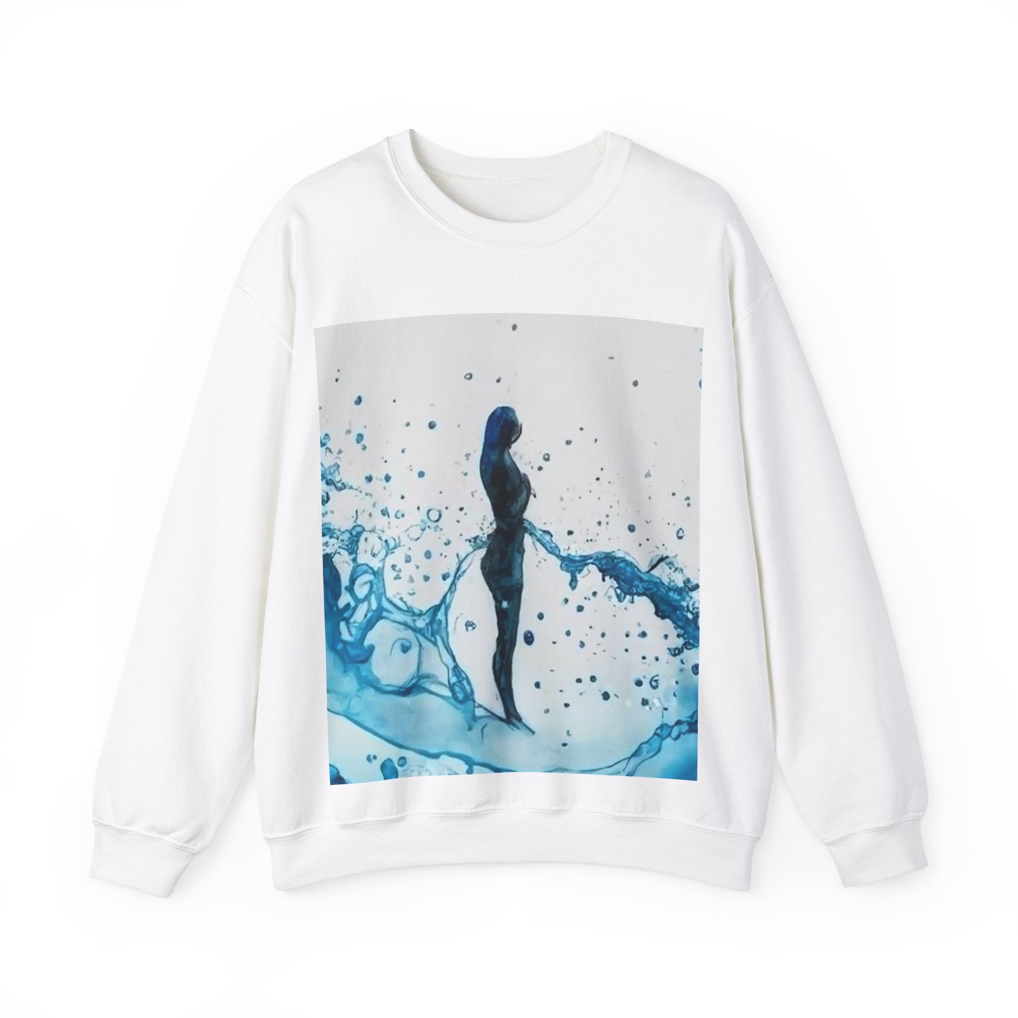 Life will Life Unisex Heavy Blend Crewneck Sweater in various colors, showcasing its comfortable fit and stylish design.