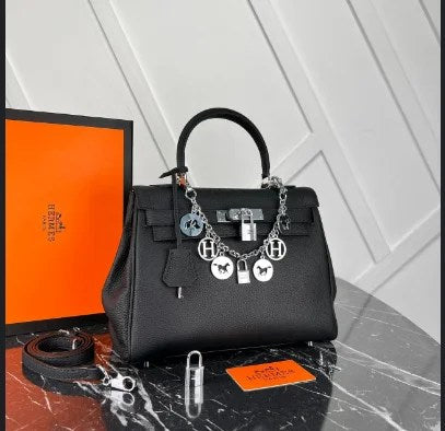 Luxurious Hermes-inspired box for handbags, showcasing elegant design and high-quality materials.