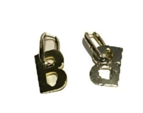 Lux Pendant Earrings by Balenciaga in gold, showcasing elegant design and high-quality craftsmanship.