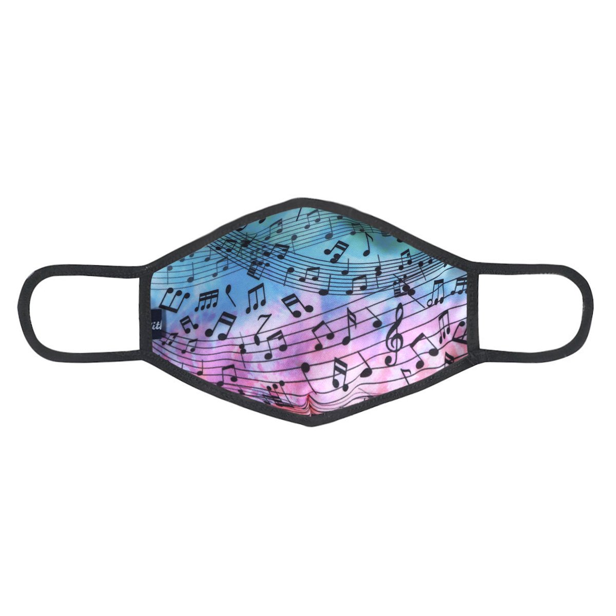 Melody 3-Layered Face Cover featuring a unique print design, made with polyester and cotton, suitable for unisex wear.