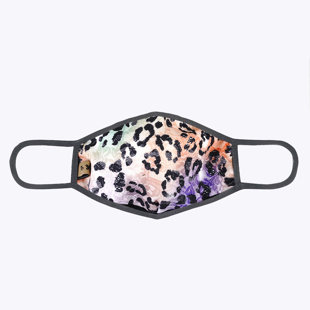 Multi Animal 3-Layered Face Cover featuring a unique animal print design, made from polyester and cotton, suitable for unisex wear.