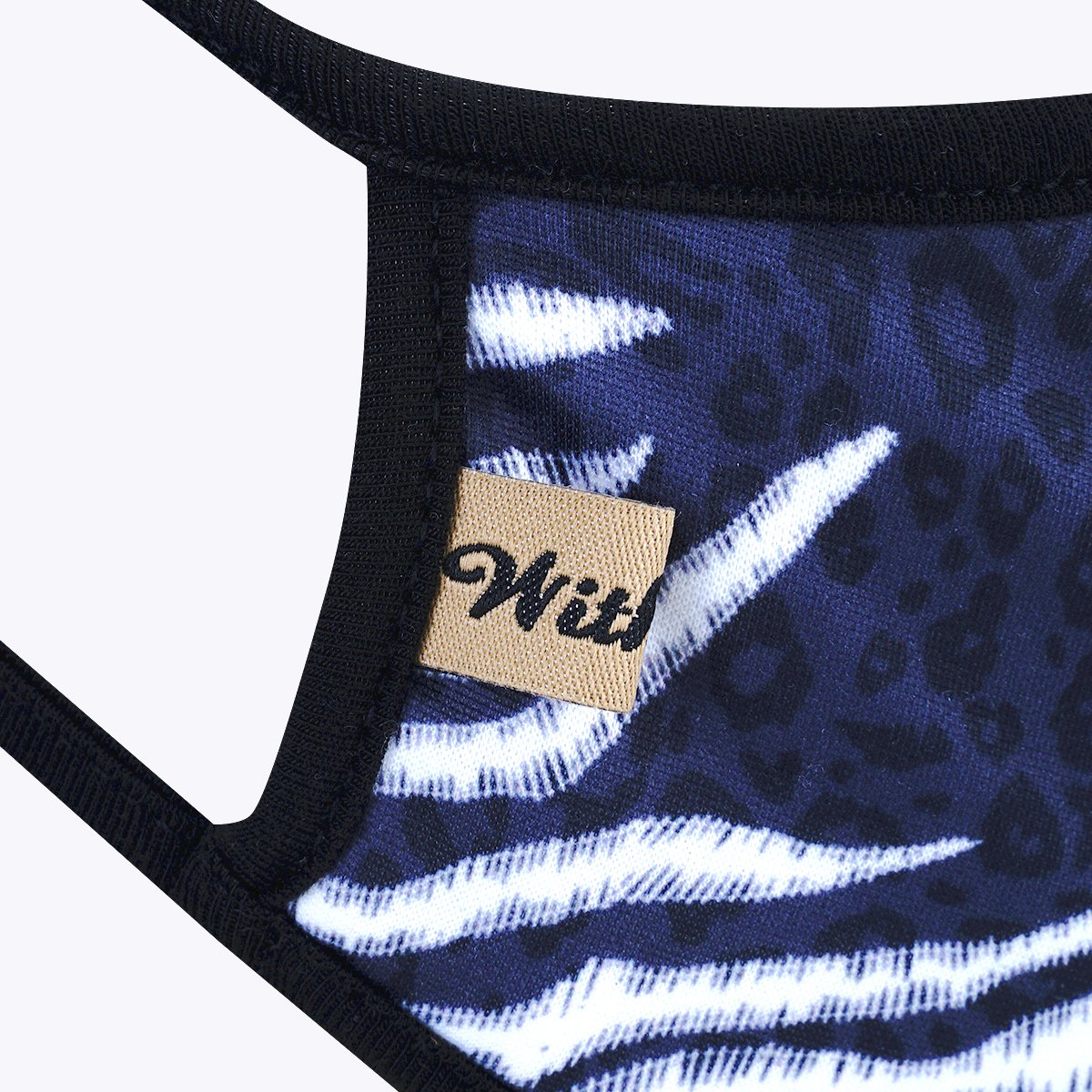 Multi-Colors Cheetah 3-Layered Face Cover showcasing a vibrant cheetah print design, made from polyester and cotton, suitable for unisex wear.