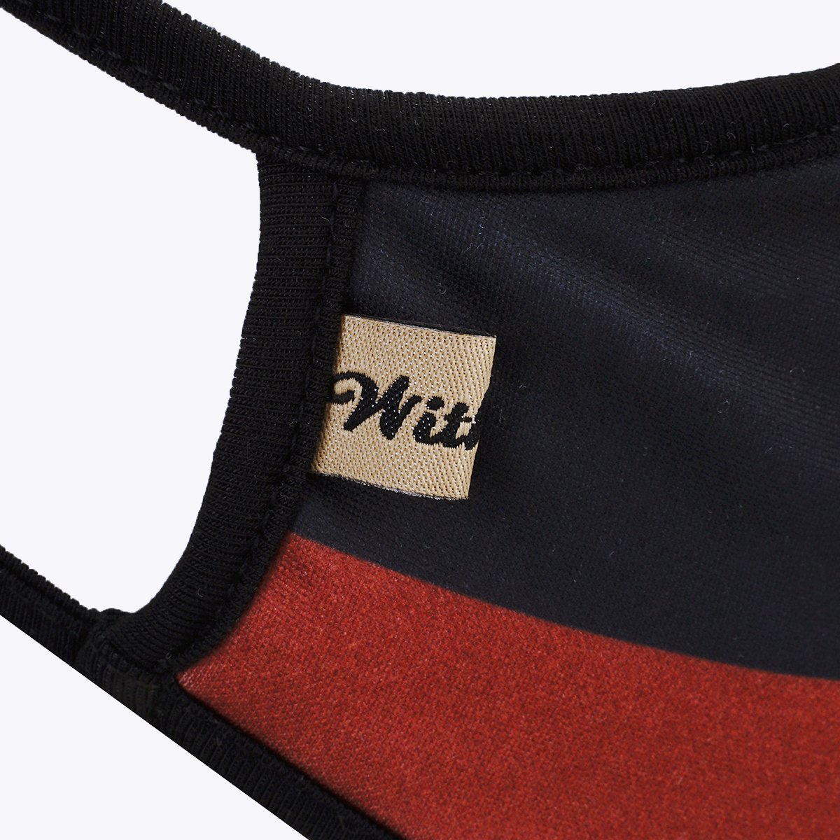 Number 10 Lettering 3-Layered Face Cover featuring a unique print design, made from polyester and cotton, suitable for unisex wear.