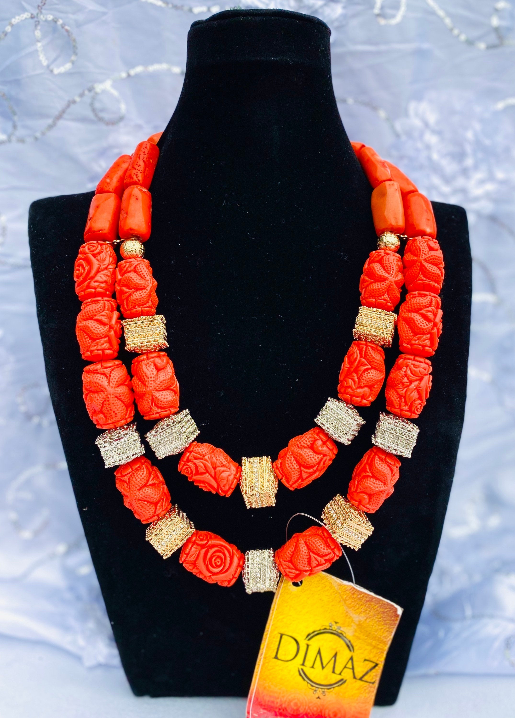Oremi Necklace set featuring real gemstones, bangles, and earrings in vibrant colors.