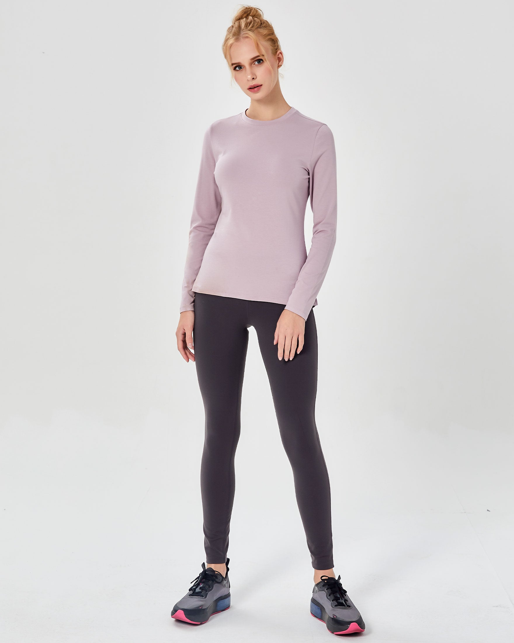 Pima Going Long Sleeve Tee in soft fabric, showcasing its stylish design and comfortable fit.
