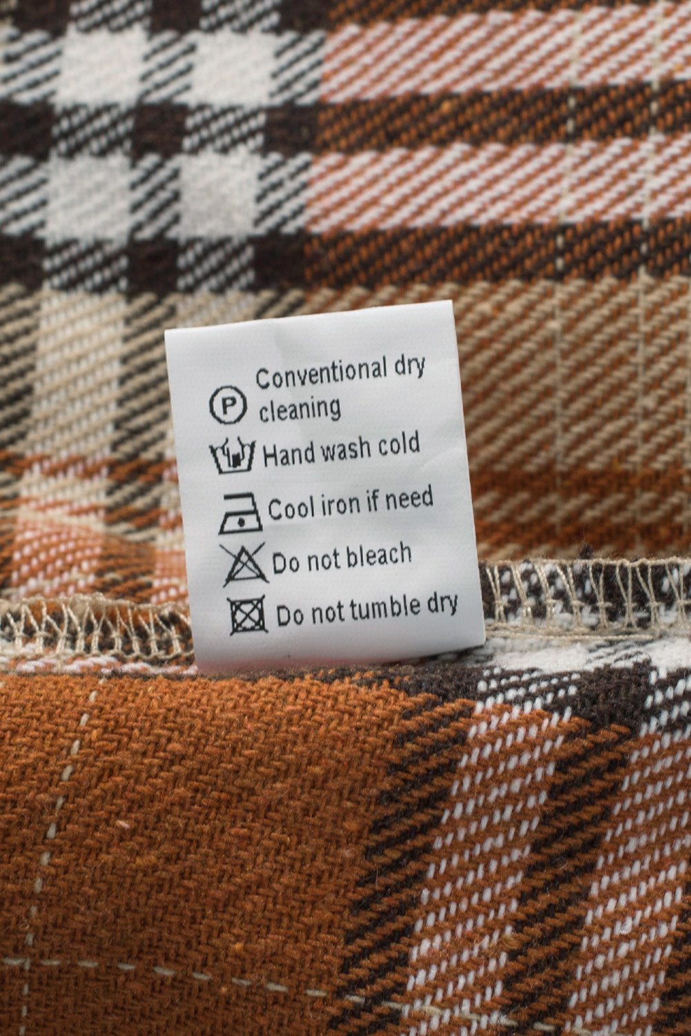 Orange plaid color block patchwork shirt jacket with pocket, showcasing unique patterns and stylish design.