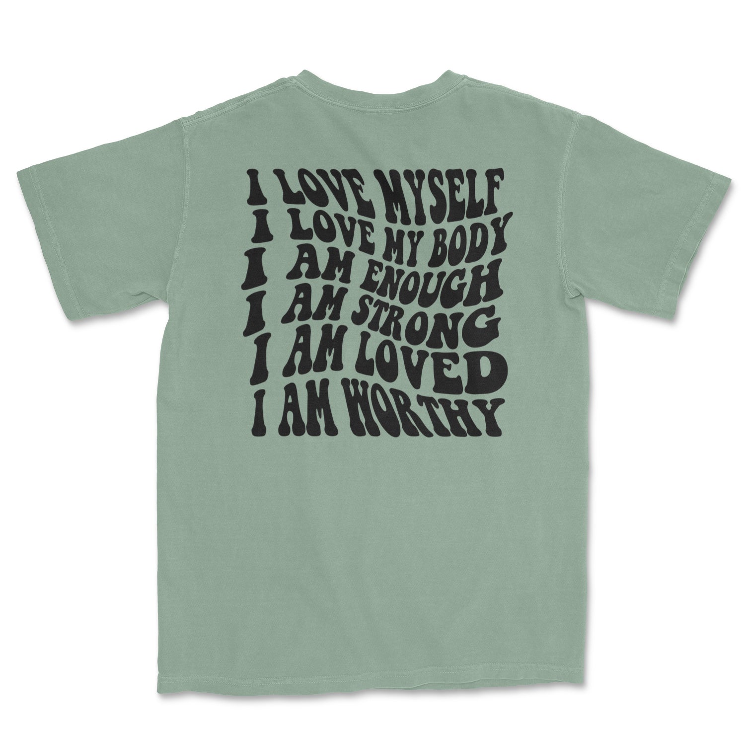 Self Love Bay Tee featuring a vibrant design, unisex fit, and high-quality fabric, perfect for casual wear.