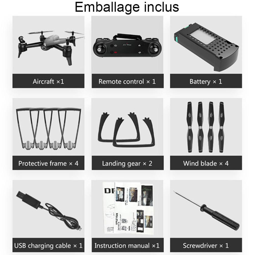 SG106 WiFi FPV RC Drone with dual 1080P HD cameras, showcasing its sleek design and features.