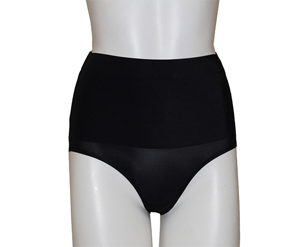 Shapewear Hi-Waist Double Layered Laser Cut Panty in soft fabric with seamless edges, designed for comfort and support.