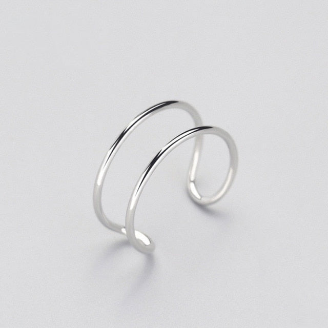 Silber Ring mit verschiedenen süßen Motiven, ideal für Frauen und Mädchen, aus Zinklegierung gefertigt.