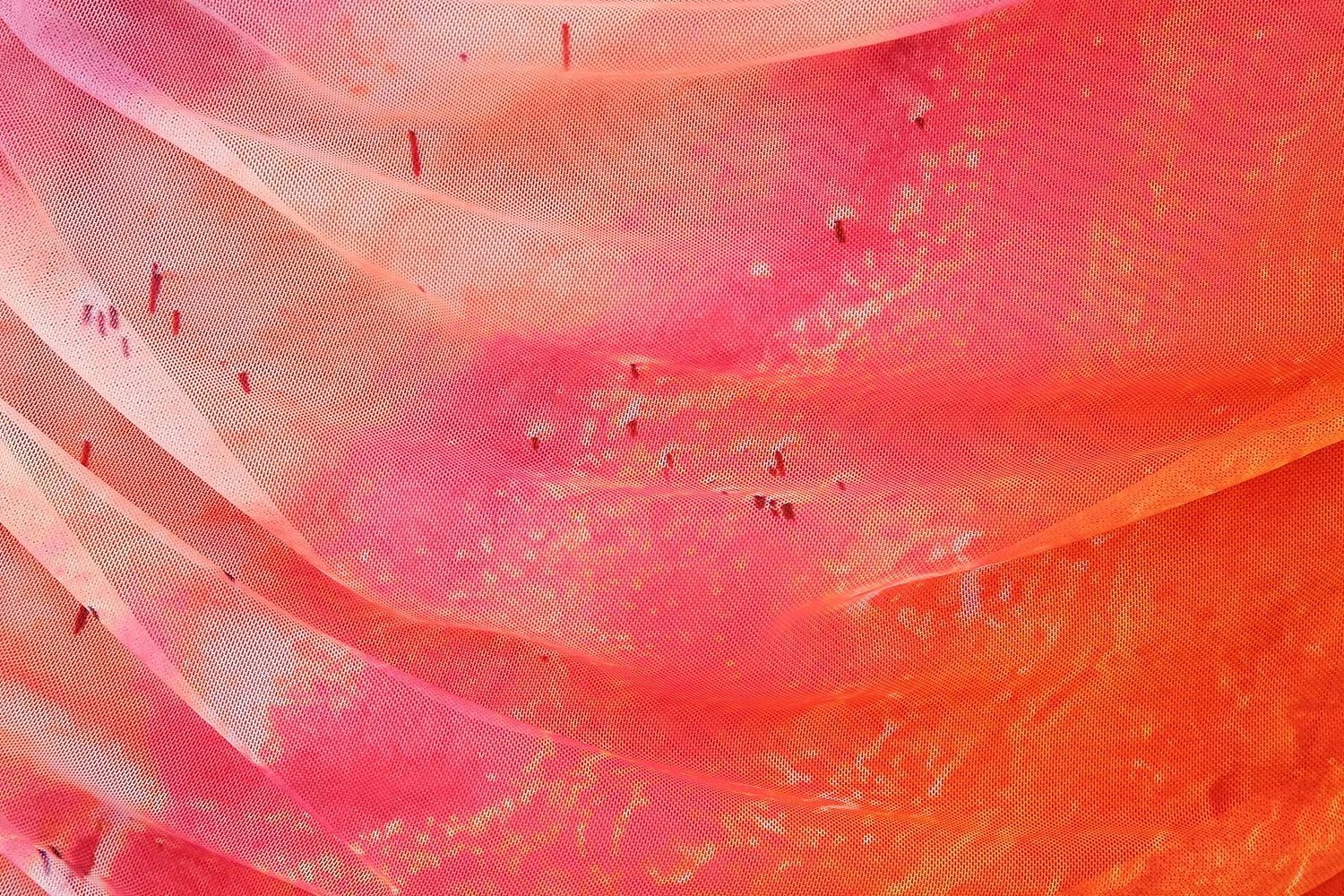 A stylish Summer Pleated Tulle Dress for women featuring an asymmetrical neckline and pleated design, perfect for beach outings.