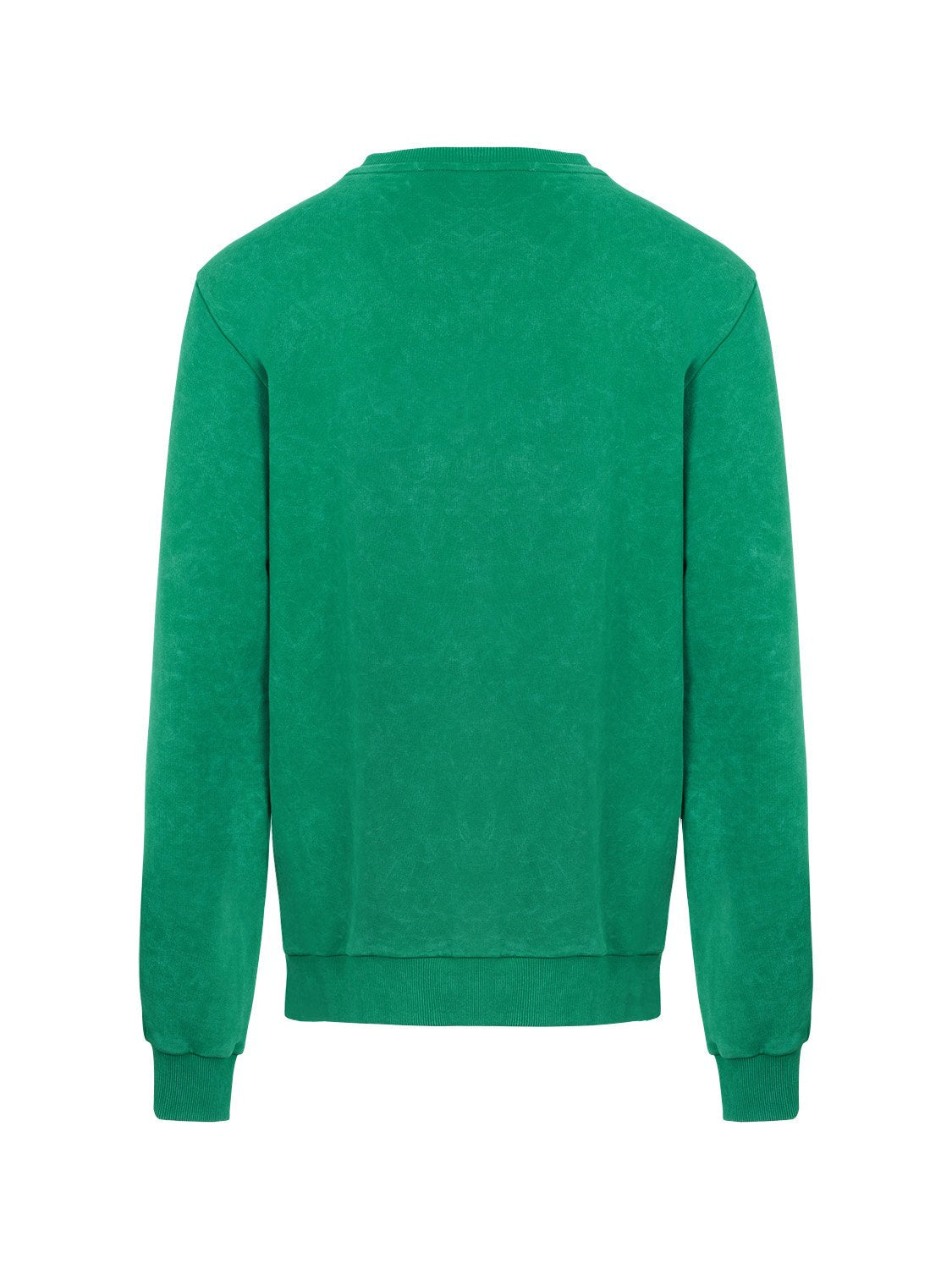 Text Print Oversized Sweatshirt featuring a crew-neck design and long sleeves with a stylish front text print detail.