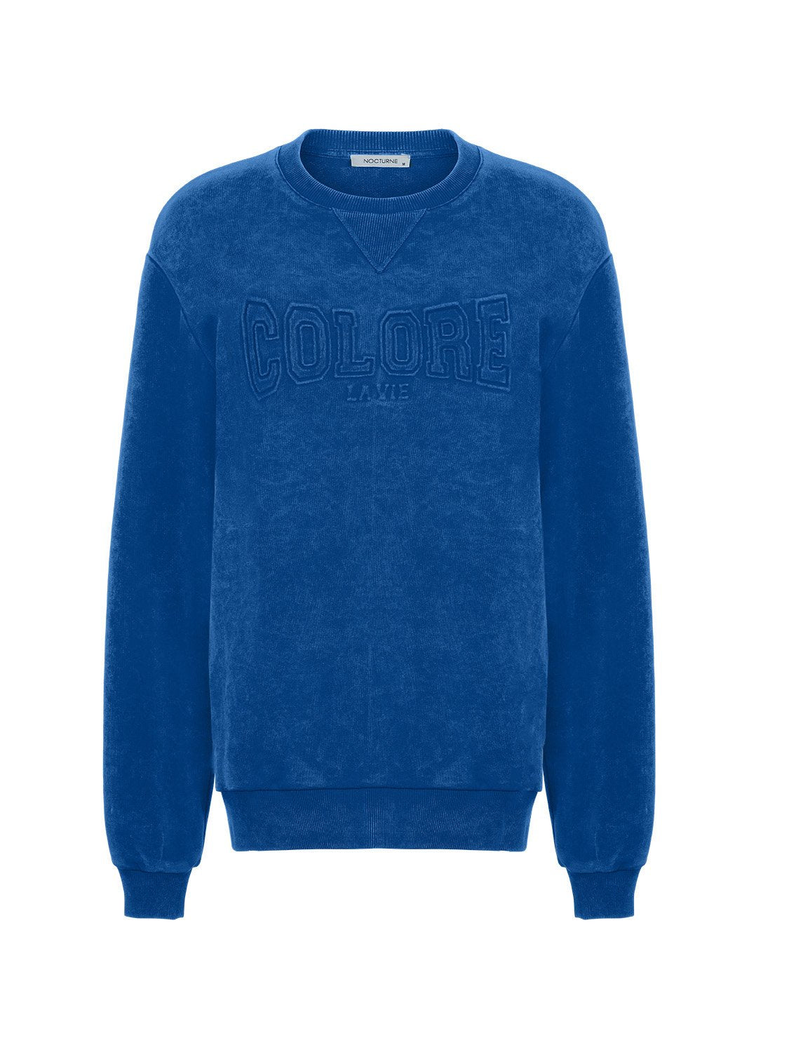 Text Print Oversized Sweatshirt featuring a relaxed fit, vibrant text print, and long sleeves, perfect for casual wear.