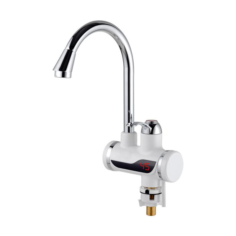 Tinton Life Tankless Instant Electric Water Heater with LED temperature display and modern faucet design.