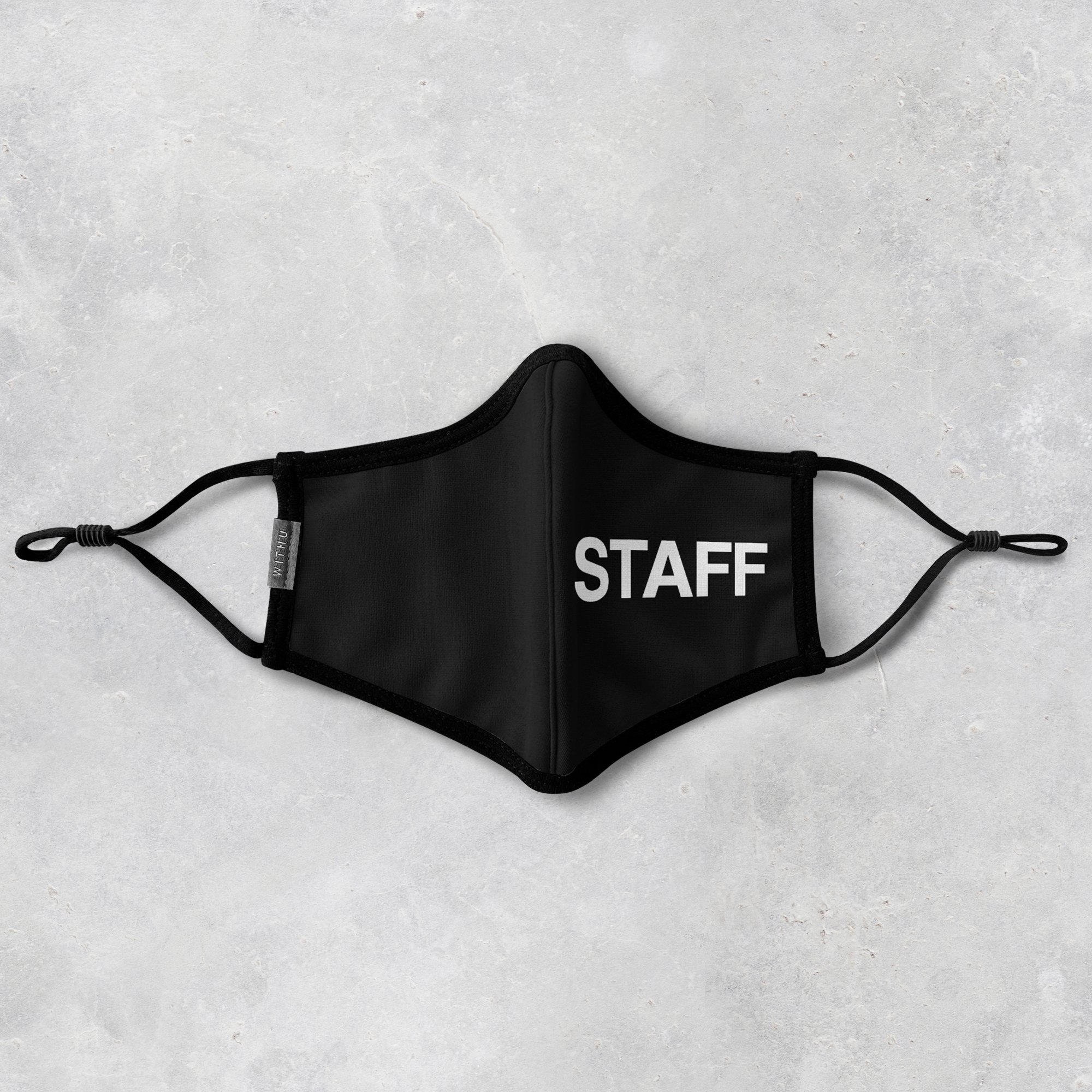 WITH U Washable Reusable Face Masks featuring a three-layer design, adjustable ear loops, and high-quality fabric, suitable for men and women.