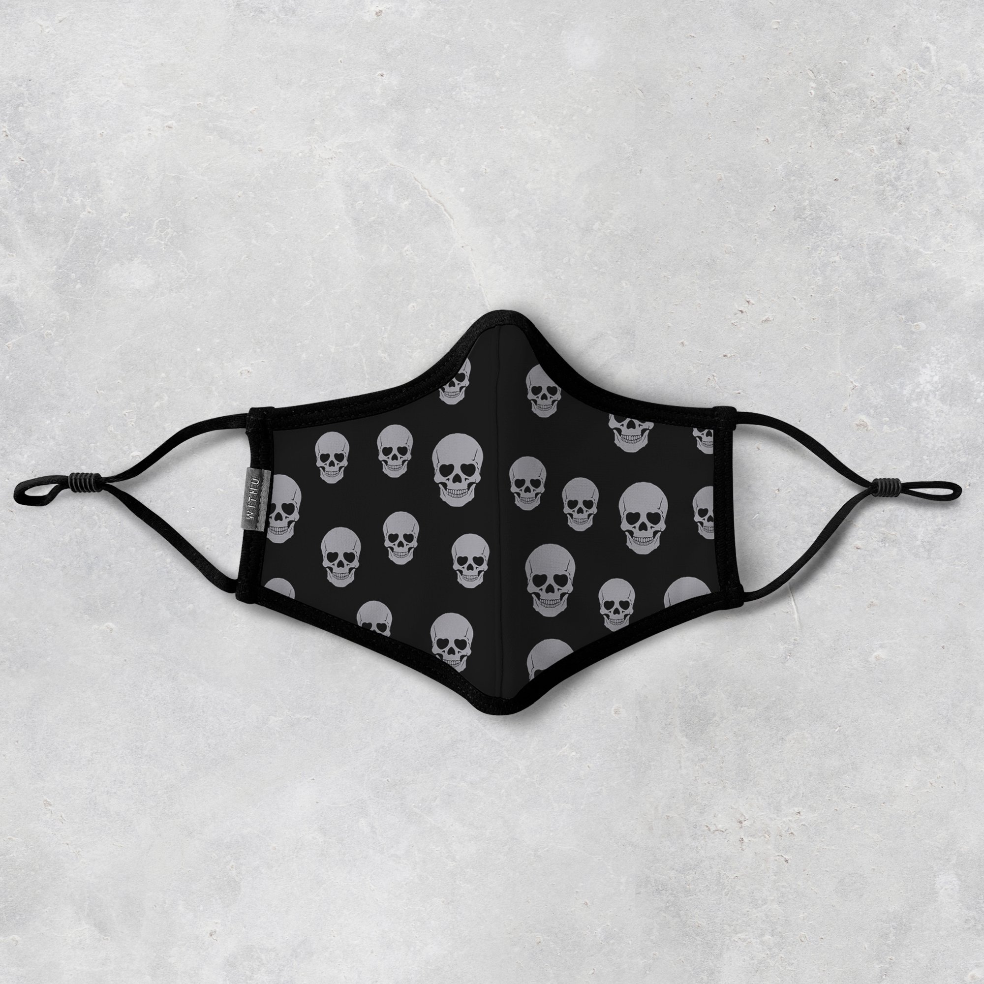 WITH U Washable Reusable Face Masks featuring a three-layer design, adjustable ear loops, and high-quality fabric, suitable for men and women.