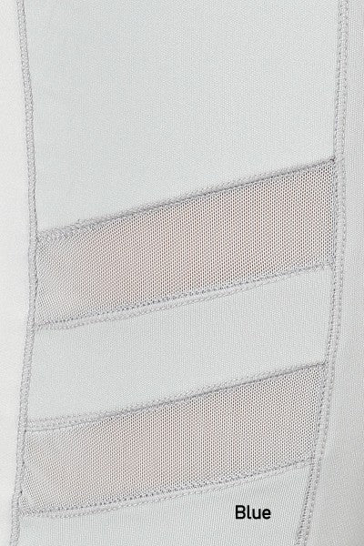 Womens High Waist Tummy Control Mesh Biker Shorts featuring a high waistband, mesh cutouts, and pockets, ideal for workouts.